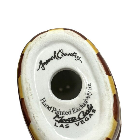 Vintage 1990s French Country Monte Carlo Las Vegas Split Tail Hen Rooster Shaker - Picture 9 of 13